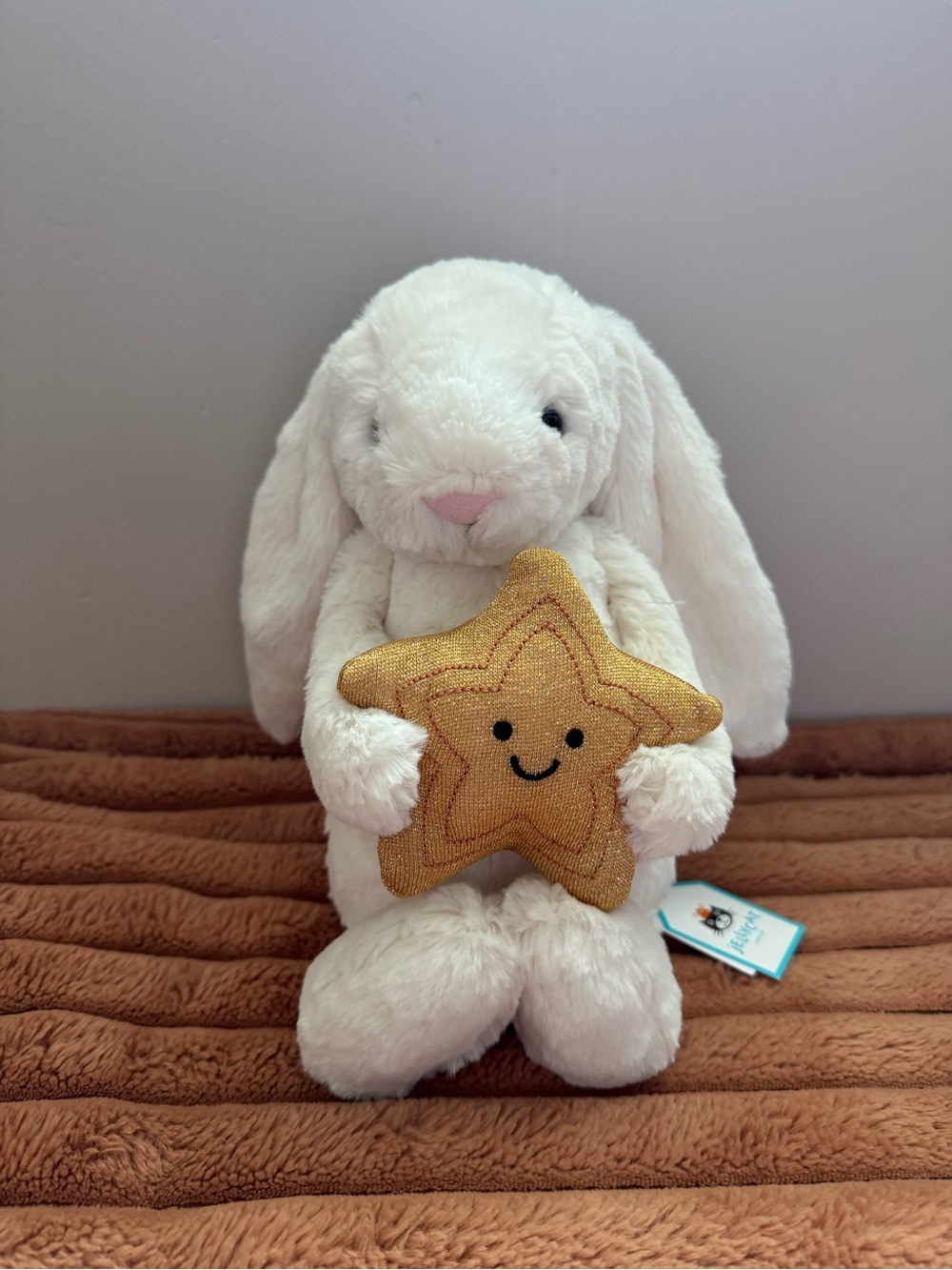 Jellycat Cream Bunny with Star